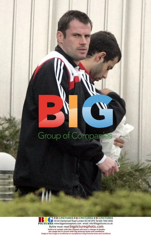 Liverpool Midfielder Mascherano Arrives at Training