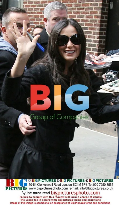 Demi Moore Leaves Home for TV Appearance