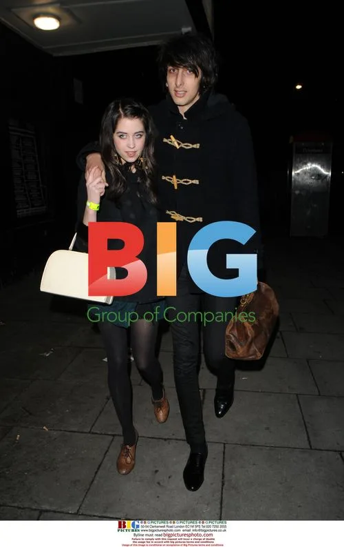 Peaches Geldoof and Faris Badwan out in London