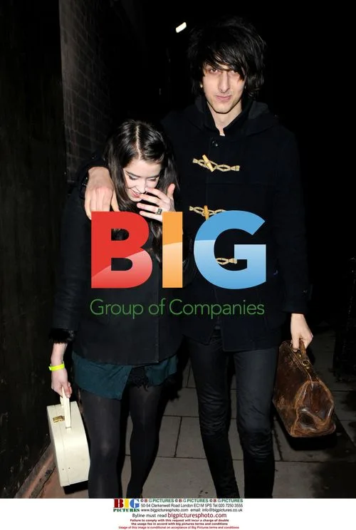 Peaches Geldoof and Faris Badwan out in London