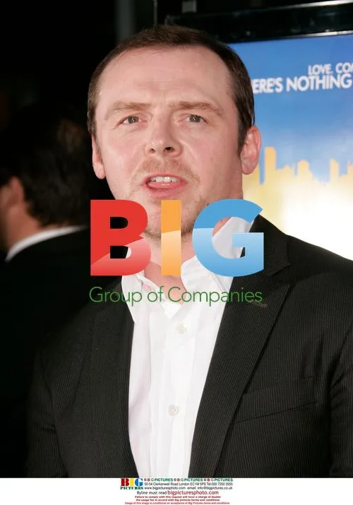 Actor Simon Pegg at 'Run Fat Boy Run' LA Premiere