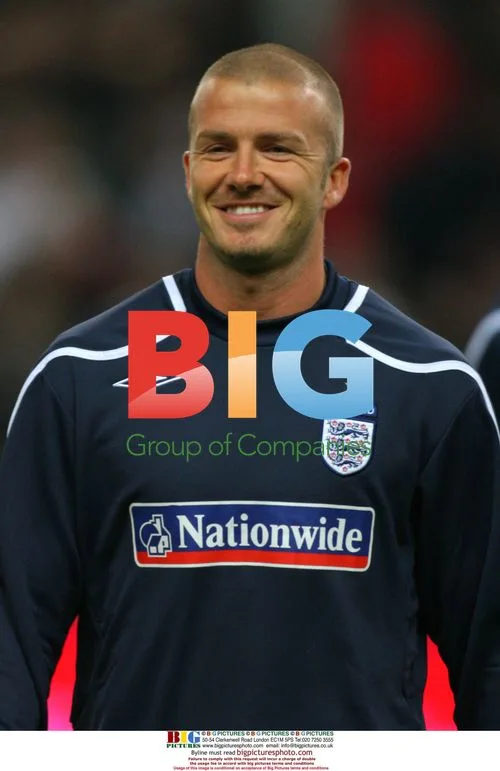 David Beckham at France vs England match