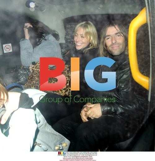 Liam Gallagher and Nicole Appleton at Melanie Blatt's Birthday