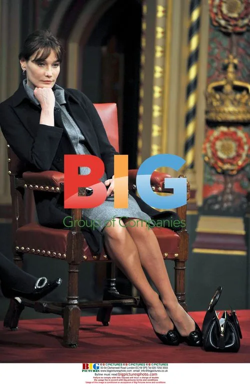 Carla Bruni-Sarkozy at UK Parliament Speech