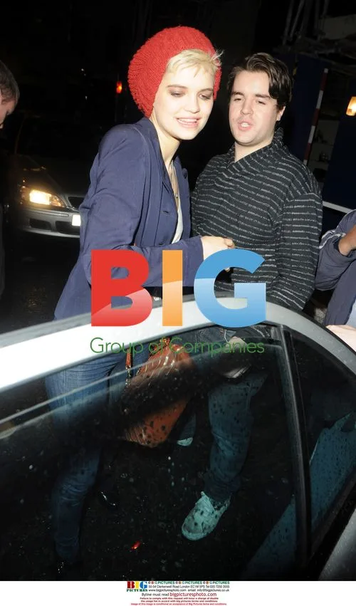 Pixie Geldolf leaving Movida Night Club