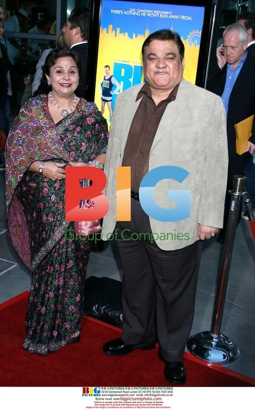 Harish Patel at Run, Fat Boy, Run premiere
