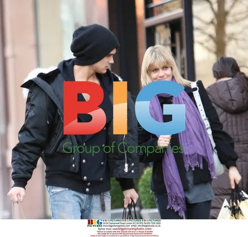 Gareth Gates and Maria Filippov after Dancing on Ice