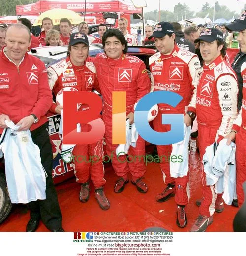 Maradona takes high-speed spin with Loeb