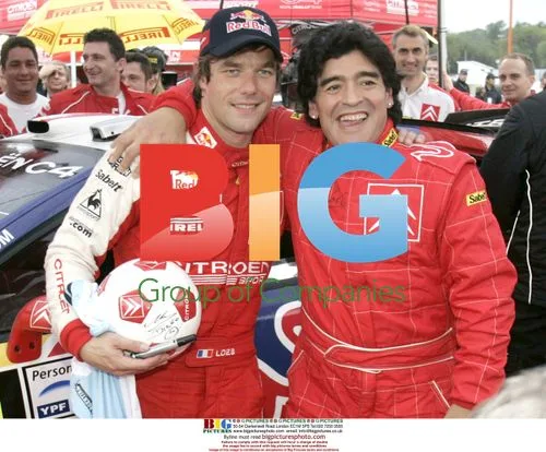 Maradona's High-Speed Spin with Sebastien Loeb