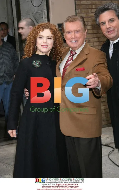 Regis Philbin and Bernadette Peters at 'Regis & Kelly'