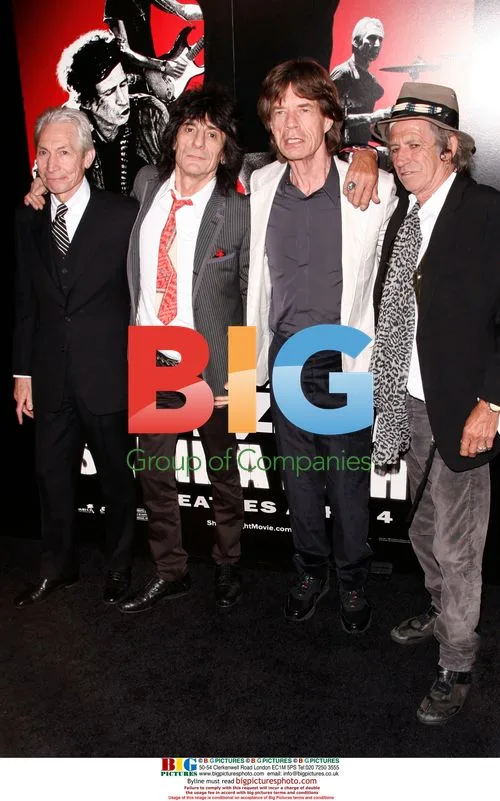 The Rolling Stones at 'Shine A Light' Premiere