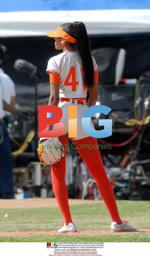Ugly Betty Cast Filming Baseball Scene