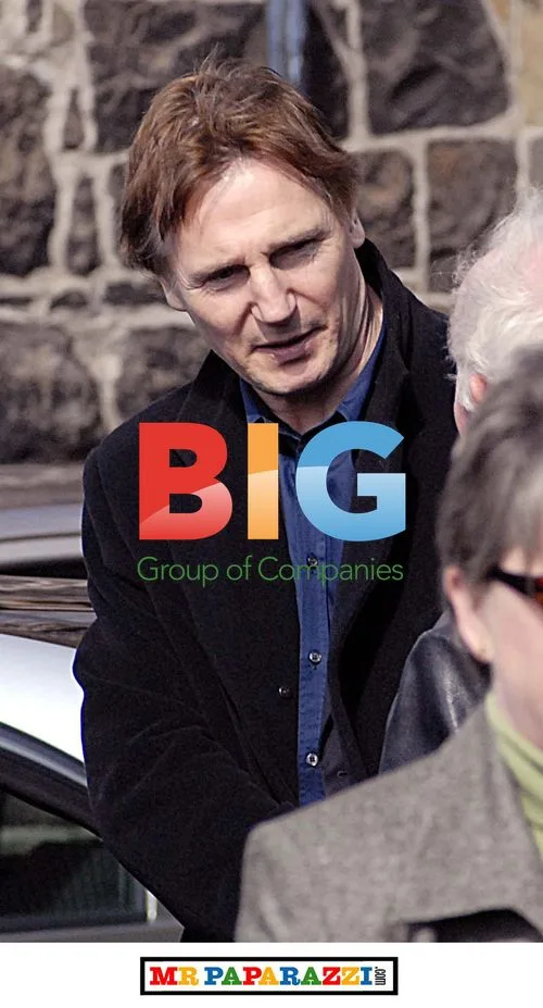 Liam Neeson attends aunt's funeral