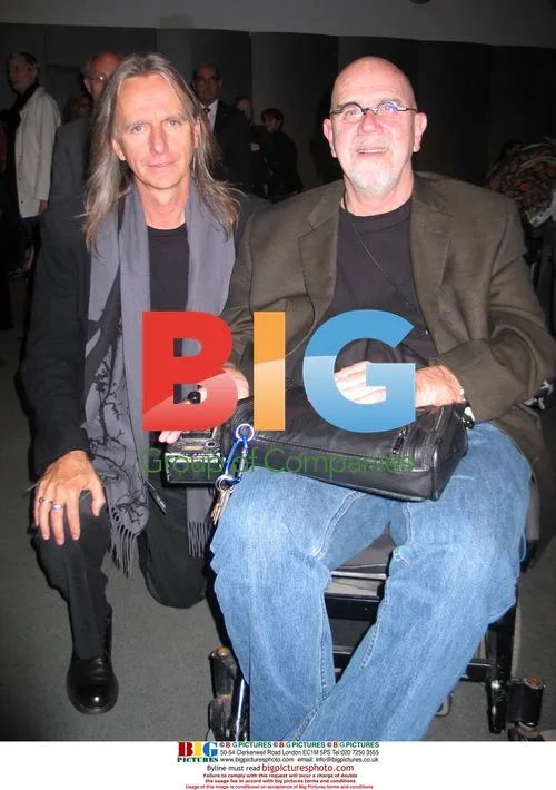 Chuck Close and Scott Hicks at MOMA event