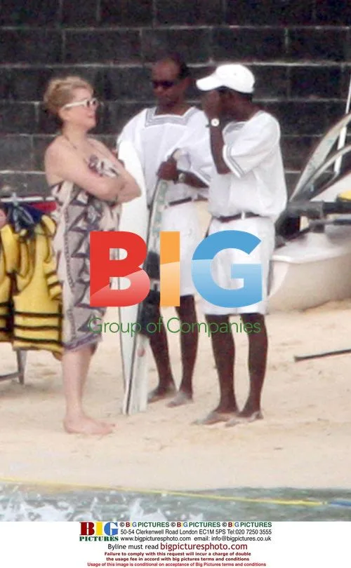 Catherine Deneuve on holiday in Mauritius