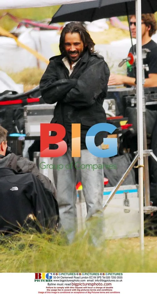 Colin Farrell & Jamie Sives on 'Triage' Film Set