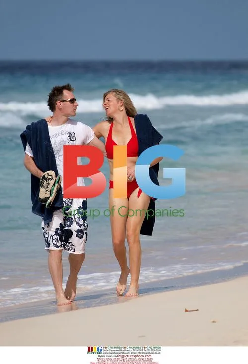 Katie Hopkins with boyfriend in Caribbean