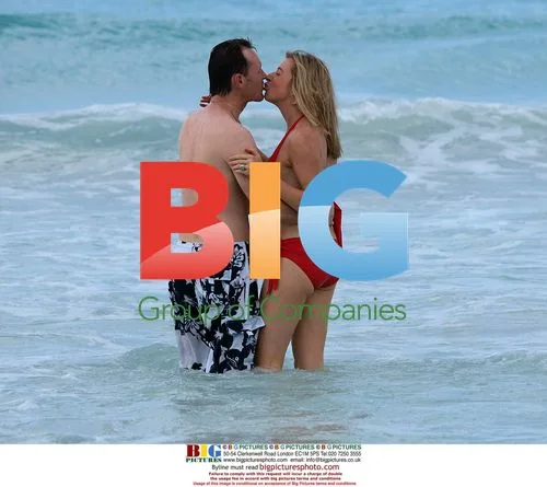 Katie Hopkins and Mark Cross in Caribbean