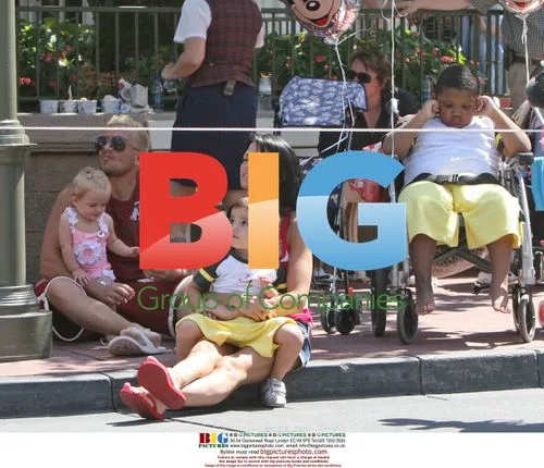 Katie Price and Family at Disney