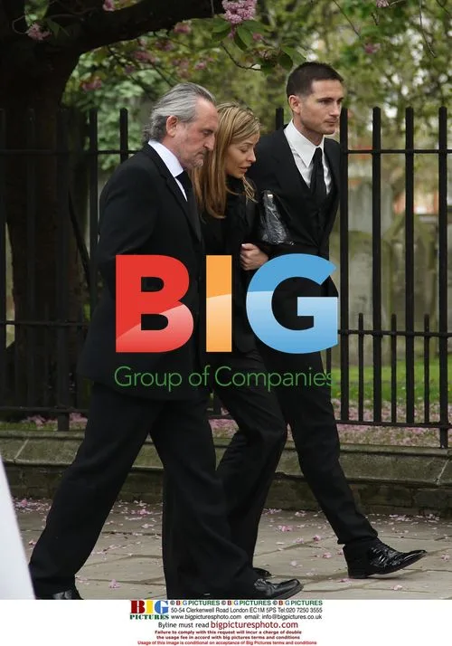Frank Lampard at mother's funeral