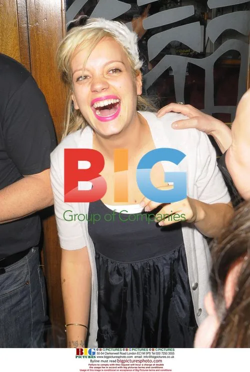 Lily Allen Parties with Furze and Corden