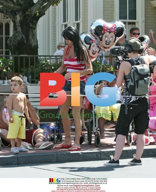 Katie Price and Family at Disney World