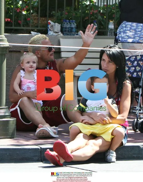 Katie Price and Peter Andre with Children at Disney World