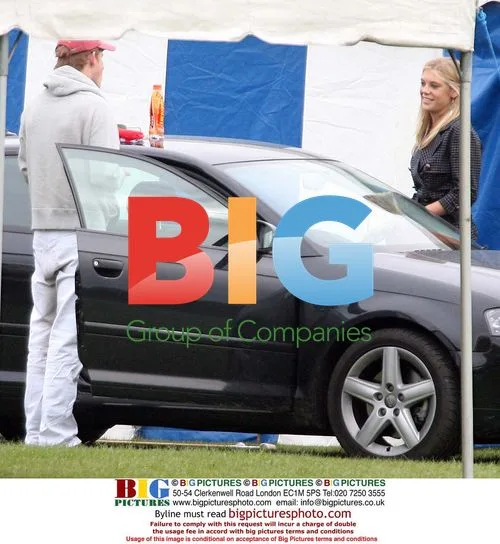 Princes William and Harry at Audi Polo Match