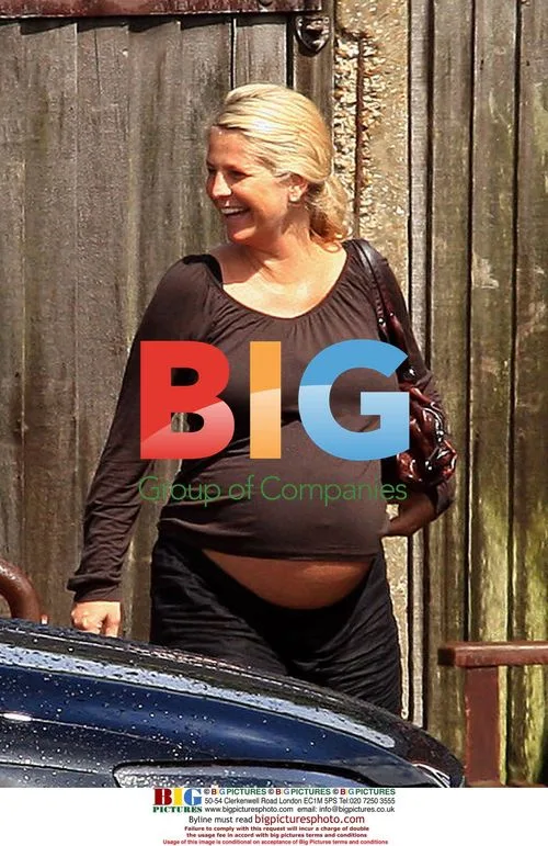 Pregnant Ulrika Jonsson Visits Hospital