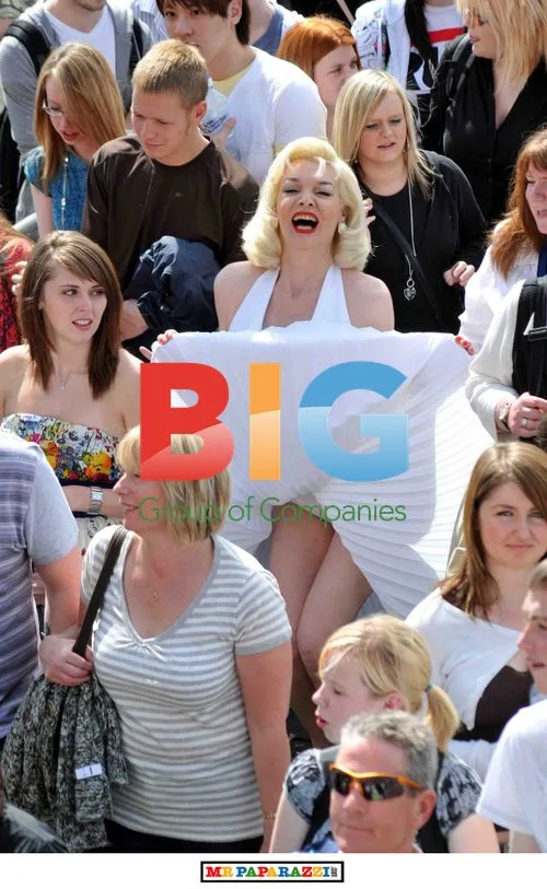 Marilyn Monroe impersonator at X Factor audition