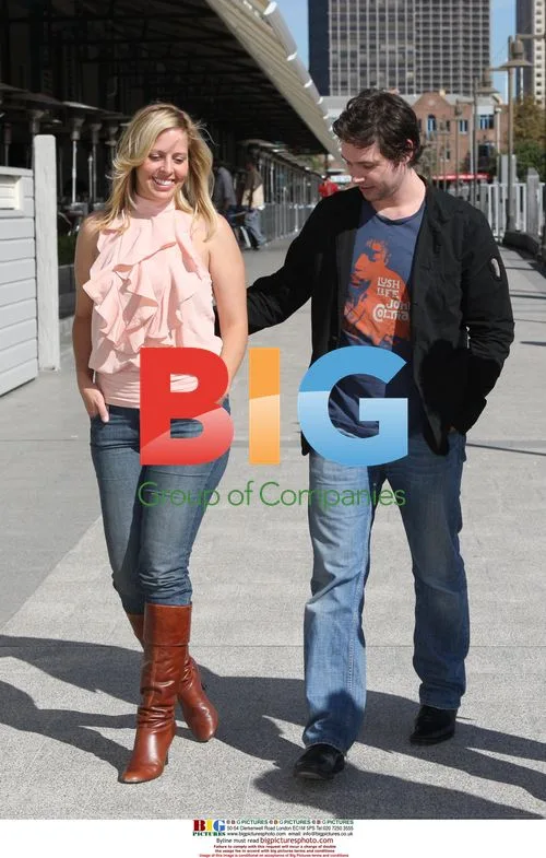 Michael Johns and girlfriend Stacey in Sydney