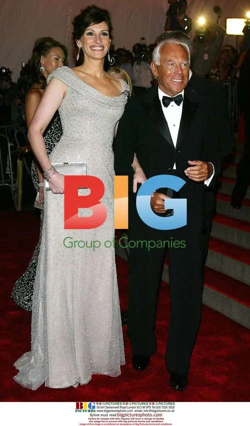 Julia Roberts and Georgio Armani at Met Gala