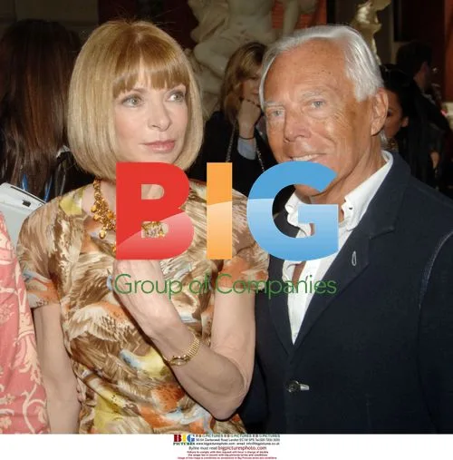 Anna Wintour and Giorgio Armani at Costume Institute Gala