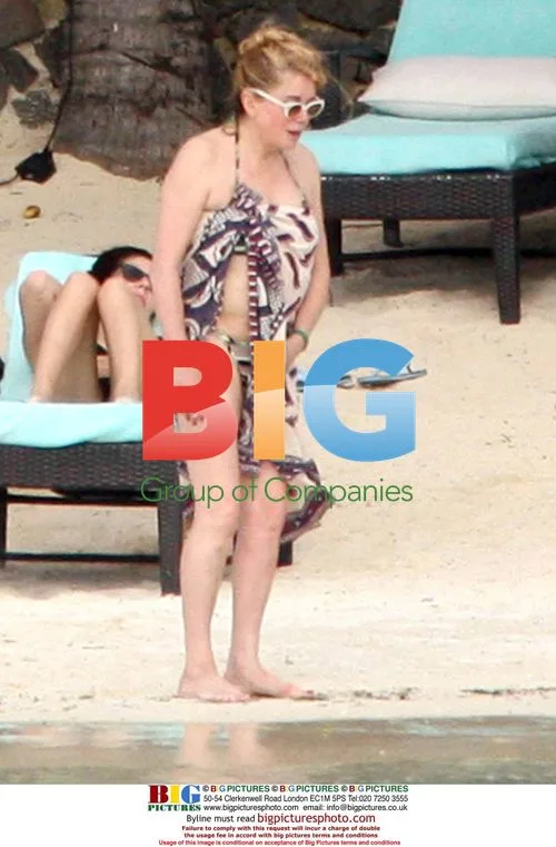 Catherine Deneuve on holiday with family in Mauritius