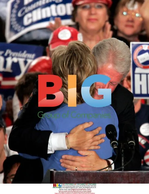 Hillary Clinton Hugged by Bill Clinton After Indiana Primary