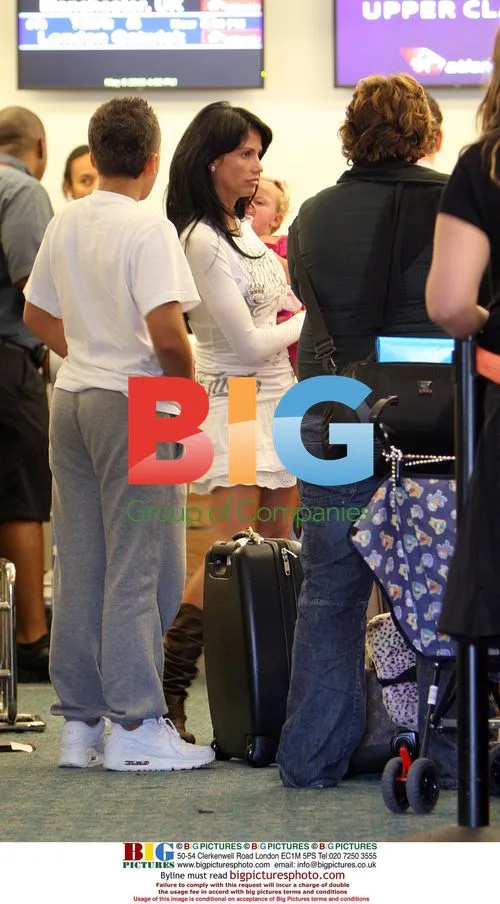 Katie Price and Family Depart Orlando Airport