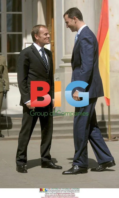 Polish PM Tusk meets Spanish Prince Felipe