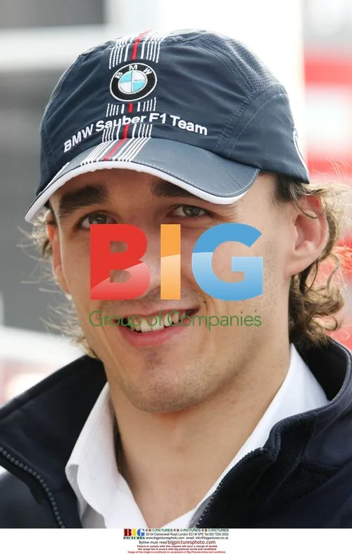 Robert Kubica at British F1 practice, 2008