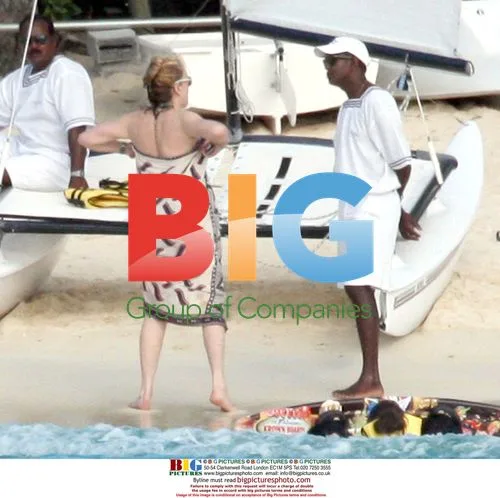 Catherine Deneuve on holiday in Mauritius