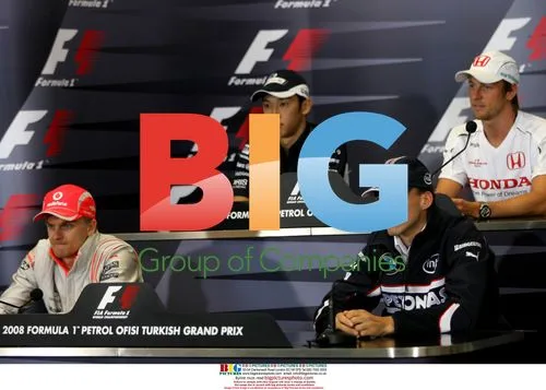 F1 drivers at Turkish GP press conference