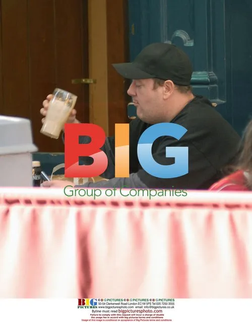 Johnny Vegas out drinking with mystery woman