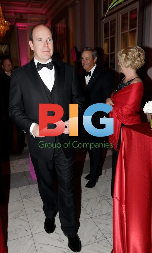 Albert II of Monaco at Red Cross Gala