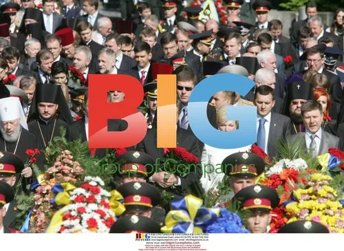 Ukraine Pres. Yushchenko at WWII Victory Parade