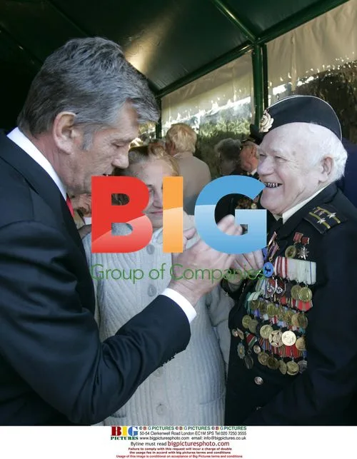 Ukraine President Victor Yushchenko at WWII Museum