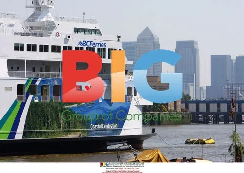 Ferry ship moored near Tower Bridge, London