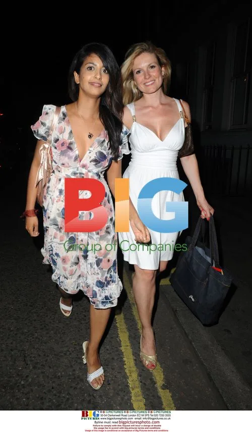 Connie Huq, Allen Dale, Lilly Cole at SATC premiere after-party