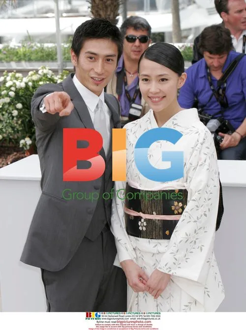 Yusuke Iseya and Yoshino Kimura at "Blindness" Cannes Photocall