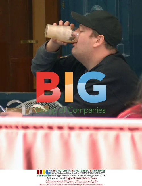 Comedian Johnny Vegas out with mystery woman