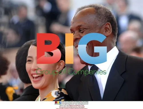 Danny Glover and Yoshino Kimura at Cannes Film Festival