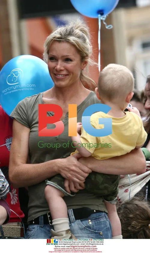 Model Nell McAndrew at Breastfeeding Event